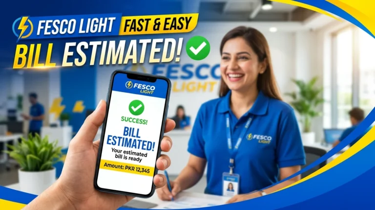 FESCO Light App | Check Bill, Estimate Bill, Apply for New Connection & Track Complaints